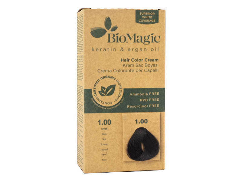 BioMagic Organic Hair Color Natural Black 100g