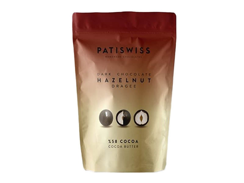 Patiswiss Dark Chocolate Hazelnut Dragee Snack 80 g