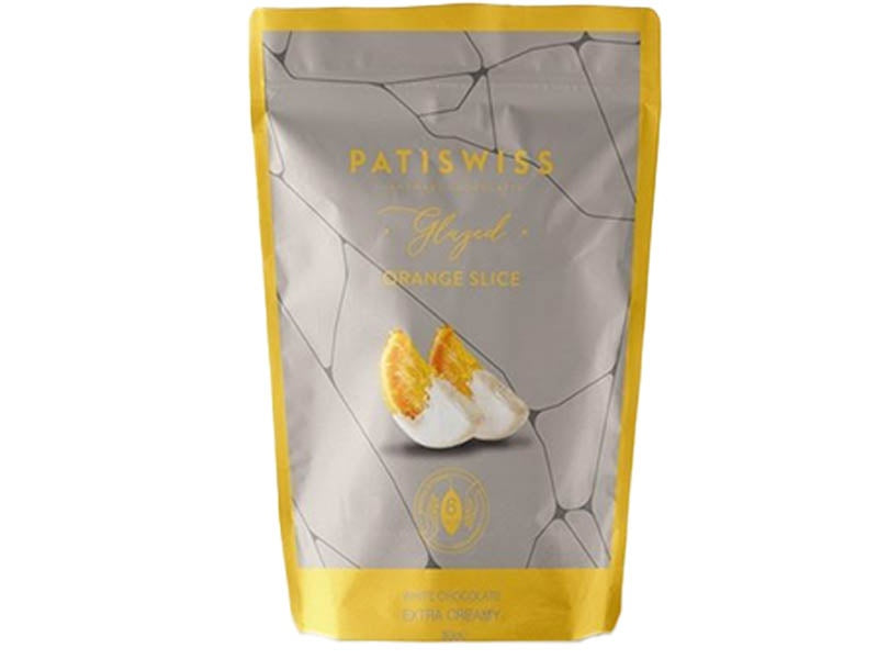 Patiswiss Glazed White Chocolate Orange Slice 80g