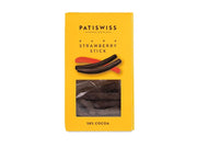 Patiswiss Bitter Chocolate Strawberry Sticks 120 g