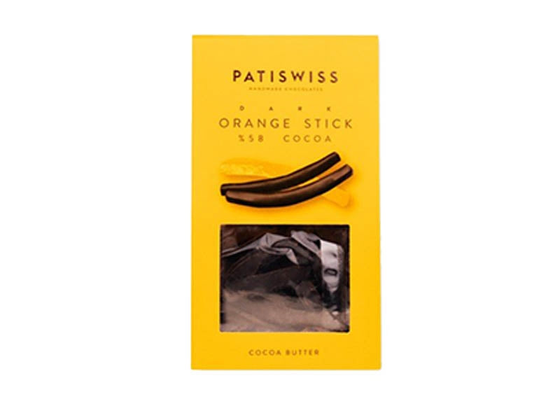 Patiswiss Bitter Chocolate Orange Sticks 120g