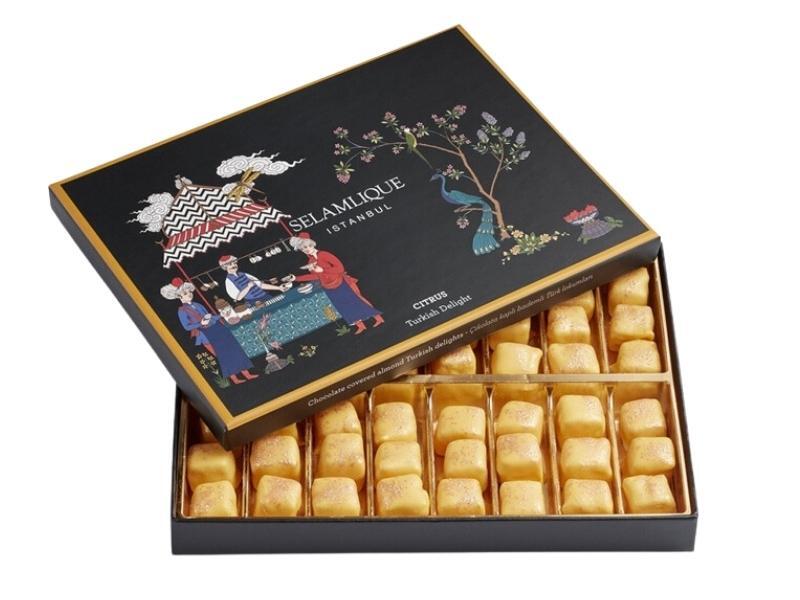 Selamlique Citrus Turkish Delight 500g - Premium Turkish Lokum Gift Box