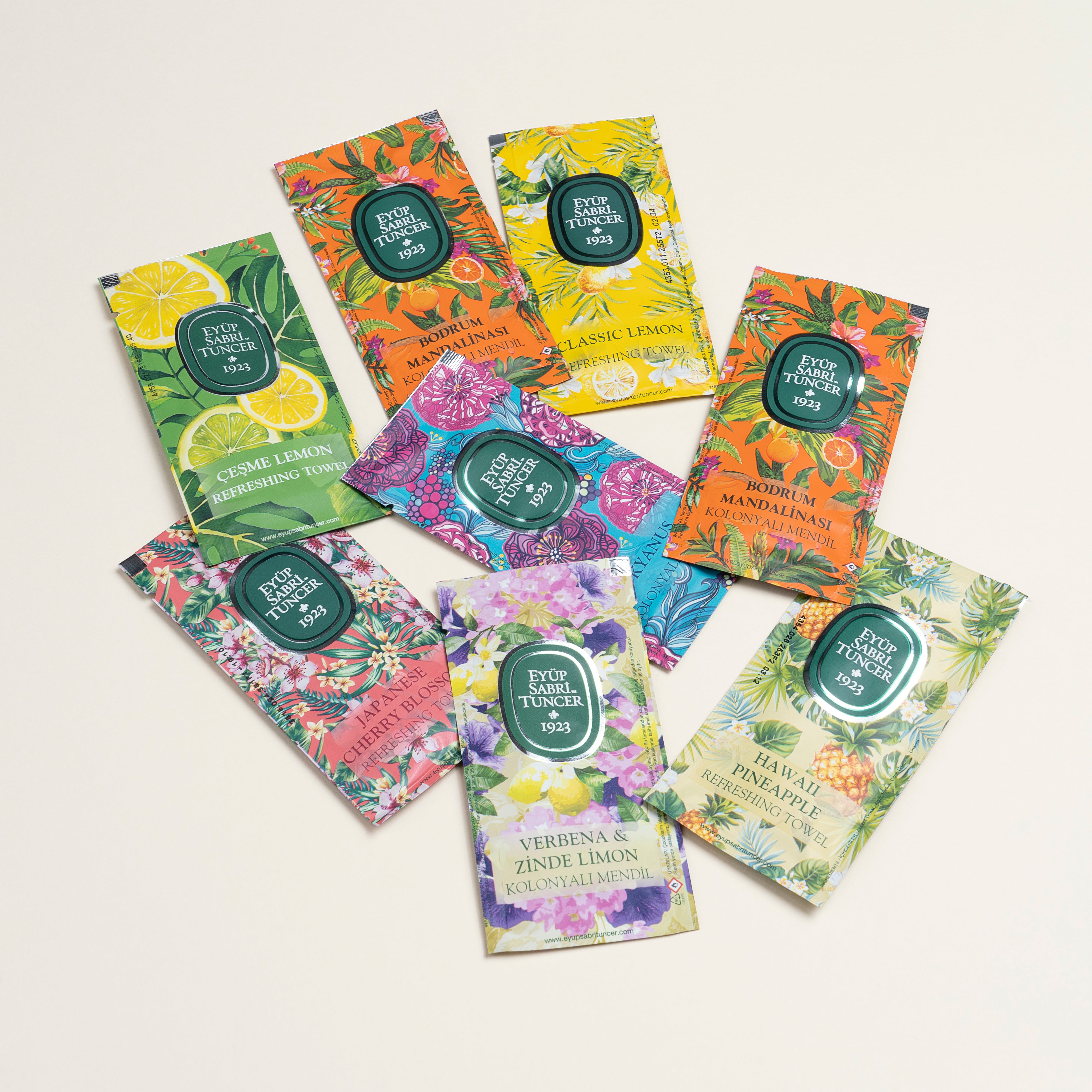 مناديل معطرة صغيرة من أيوب صبري تونجر – تشكيلة روائح 150 قطعة