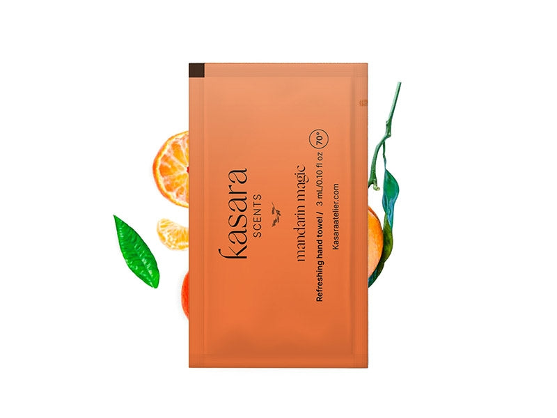 مناديل معطّرة برائحة المندرين من كسرة أتولييه - 60 قطعة