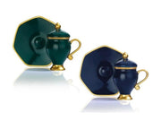 Schafer Porcelain Coffee Cup Set for 6 (18-Piece)