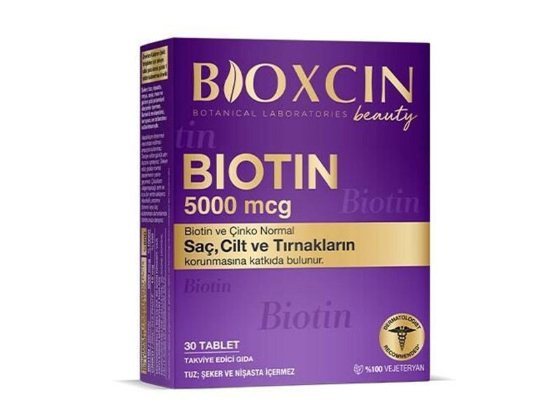 Bioxcin Biotin 5000 mcg Tablets 60 Count