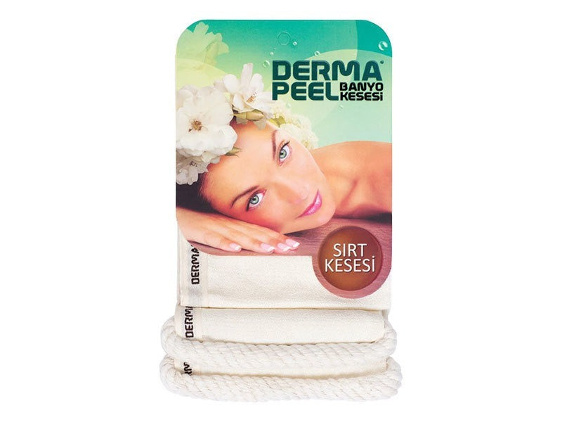 Derma Peel Back Bath Mitt Exfoliating Shower Glove