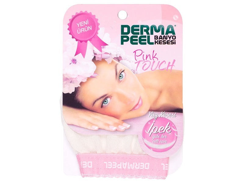 Derma Peel Exfoliating Face Mitt - Pink Touch