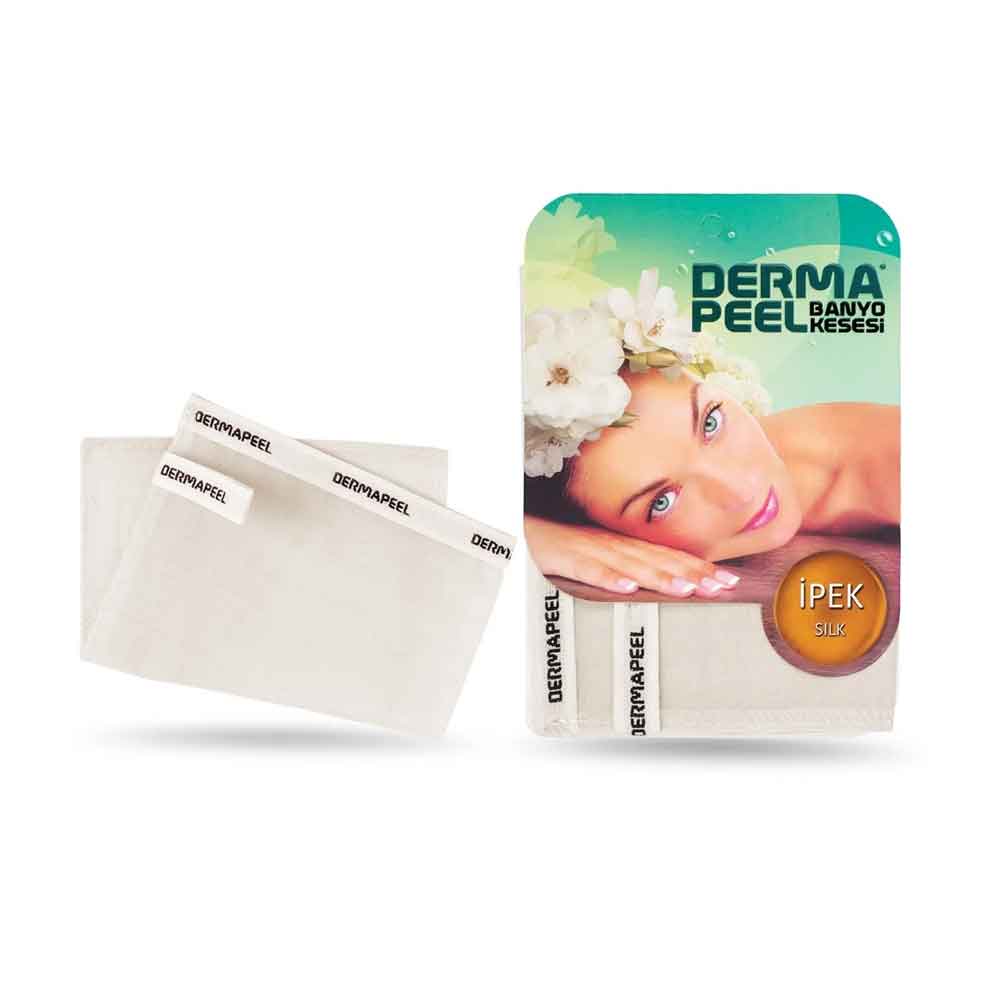 Derma Peel Silk Bath Mitt Exfoliating Body Glove