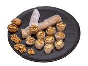 Honey Walnut Rolled Delight - Sweet Nut Pastry Treat