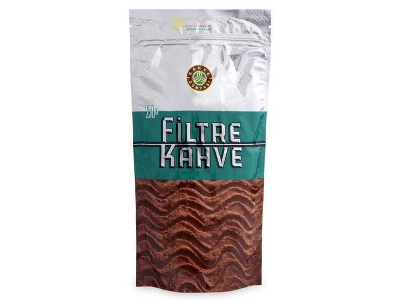 Kahve Dunyasi Filter Coffee 250g - Ground Coffee for Filter Brewing
