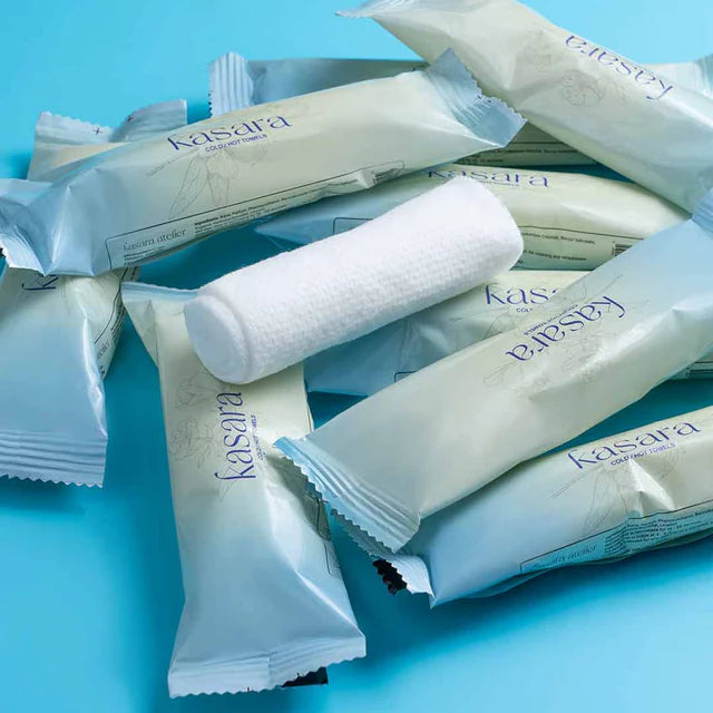 Kasara Atelier Scented Hot & Cold Refreshing Towels Alcohol Free