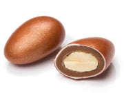 لوز دراجيه مغطى بالشوكولاتة بلون برونزي | حلوى فاخرة للتقديم والضيافة