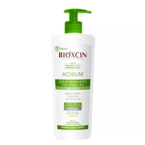 Bioxcin Acnium Sebum Balancing Face Wash Gel 500 ml