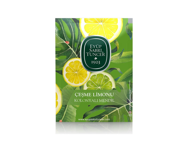 مناديل منعشة برائحة الليمون من أيوب صبري تونجر – عبوة 30 قطعة (حجم كبير)