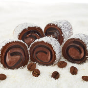 حلوى لوكوم آتولييه بنكهة القهوة التركية ومغطاة بالشوكولاتة 500 غرام