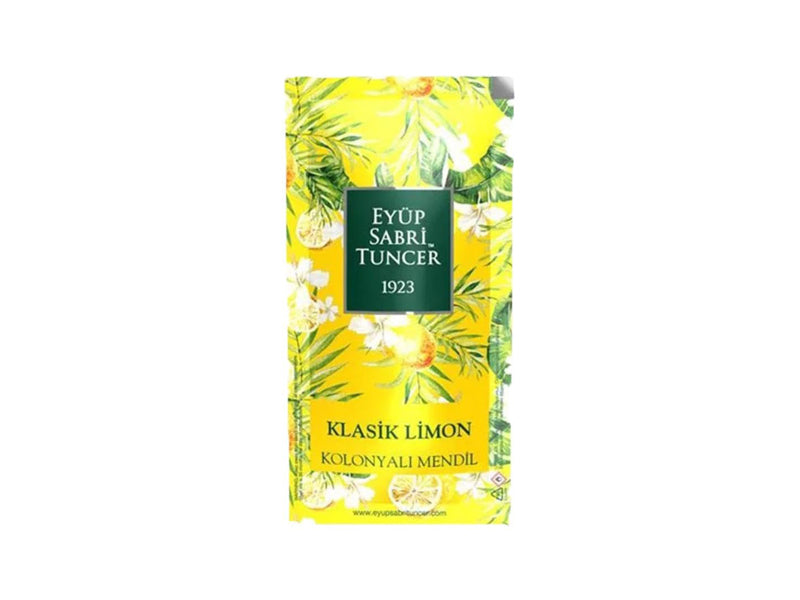 مناديل منعشة برائحة الليمون الكلاسيكية من أيوب صبري تونجر – 150 قطعة (حجم صغير)