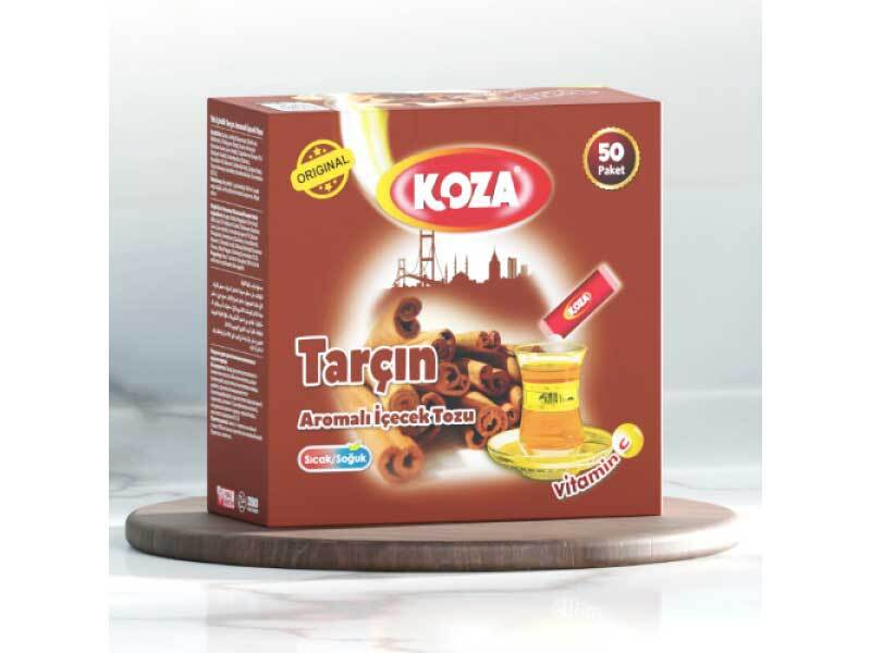 Koza Cinnamon Flavored Powder Drink Sachets (50 Pack)