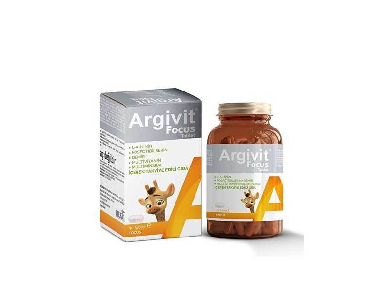 Argivit Focus Food Supplement Tablets 30 Count