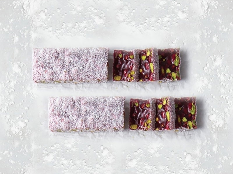 Pomegranate Pistachio Crocan Delight | Premium Crunchy Turkish Delight