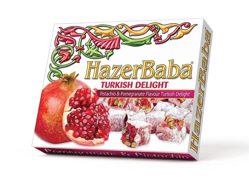 Pistachio & Pomegranate Flavour Turkish Delight