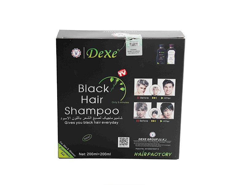 شامبو تلوين الشعر باللون الأسود من ديكسي – 10 قطع