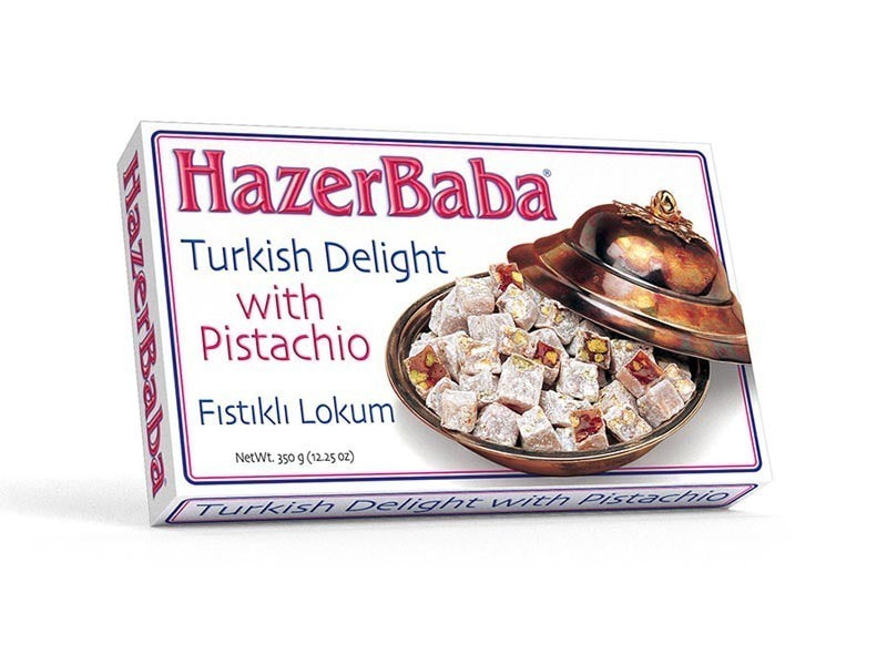 Turkish Delight with Pistachio 350 g | Traditional Lokum Sweets