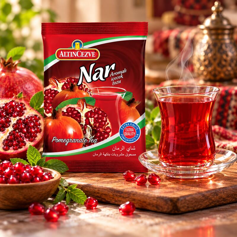 بودرة مشروب بنكهة الرمان من ألتن جزفة