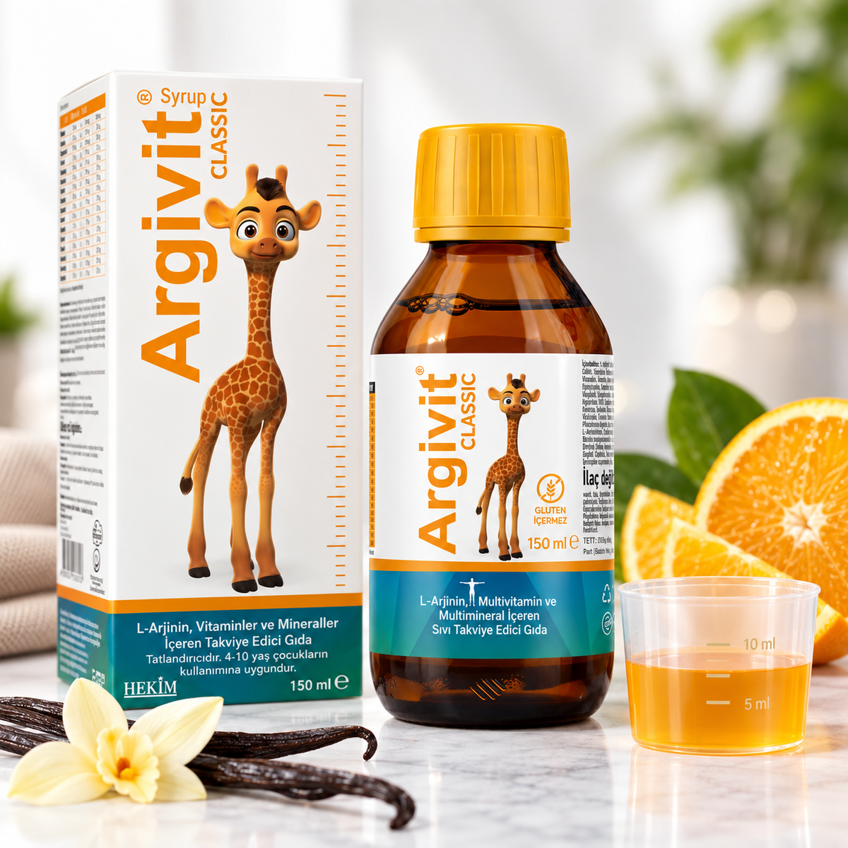 Argivit Classic L-Arginine Liquid Vitamin & Mineral Supplement - 3 Pack