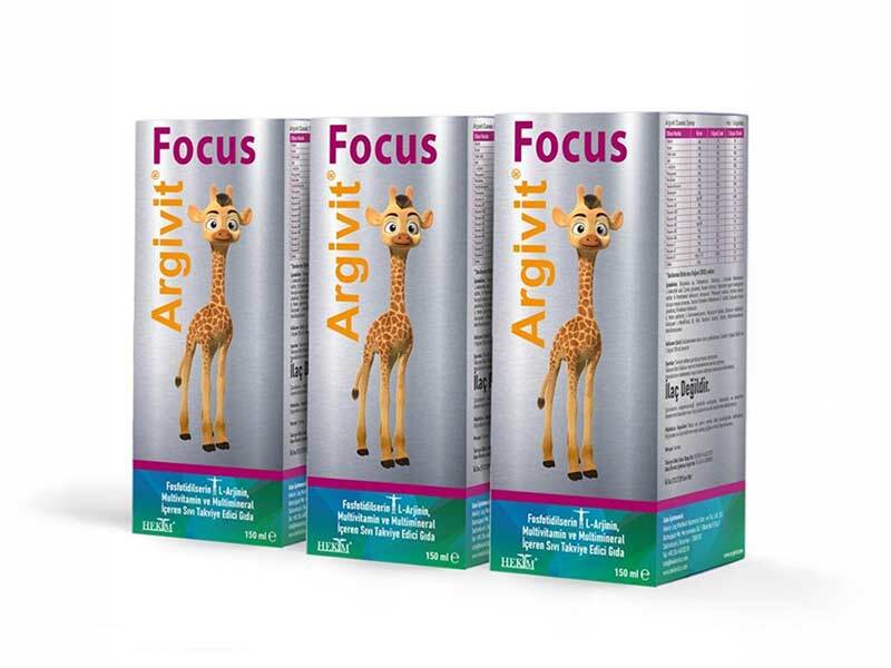 Argivit Focus Syrup Multivitamin Supplement 150 ml x 3