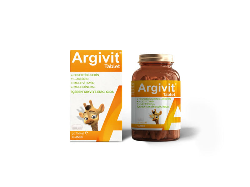 Argivit Classic Multivitamin Tablets for Kids & Adults (30 Tablets)