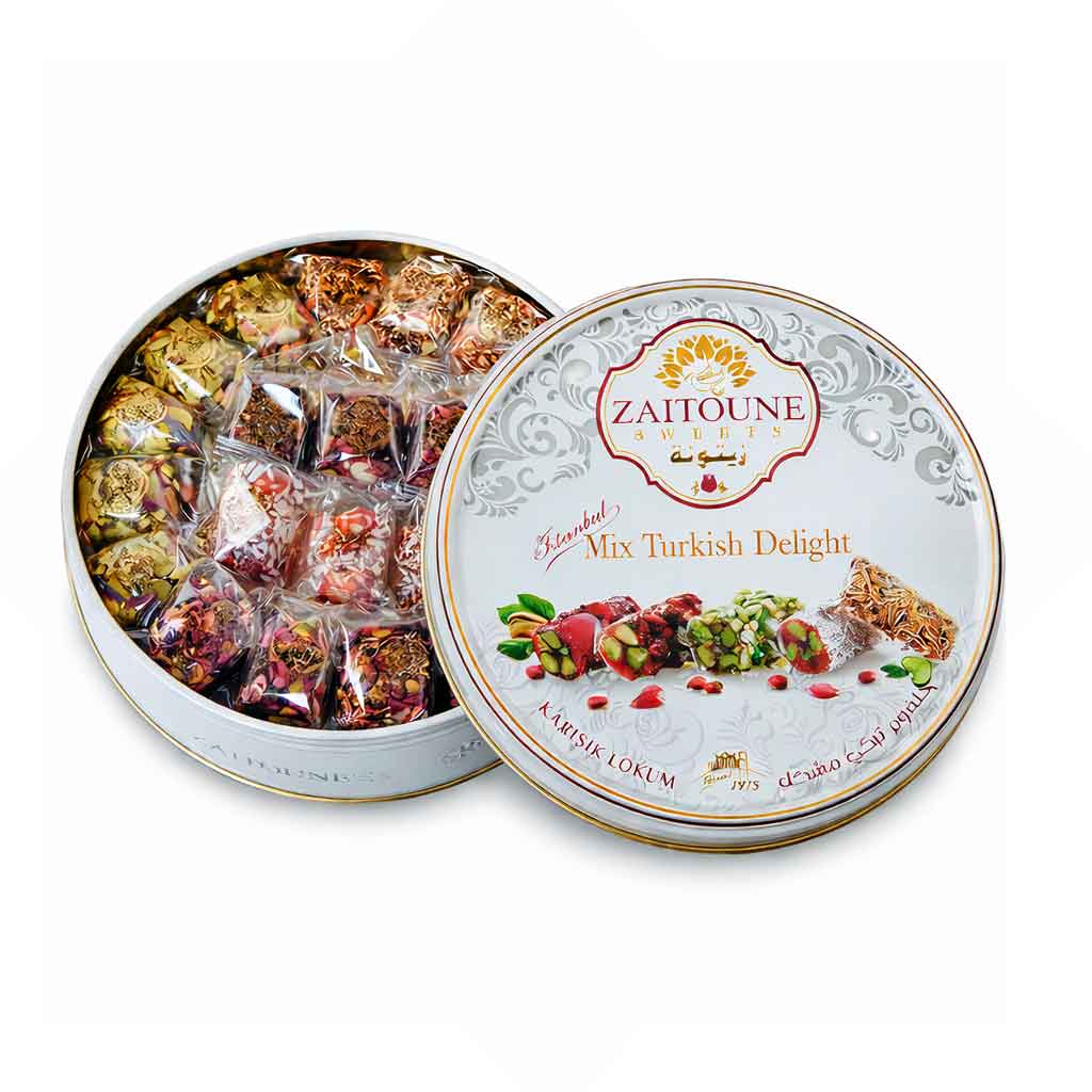 مكس زَيْتونة حلوى لوكوم تركية مشكلة