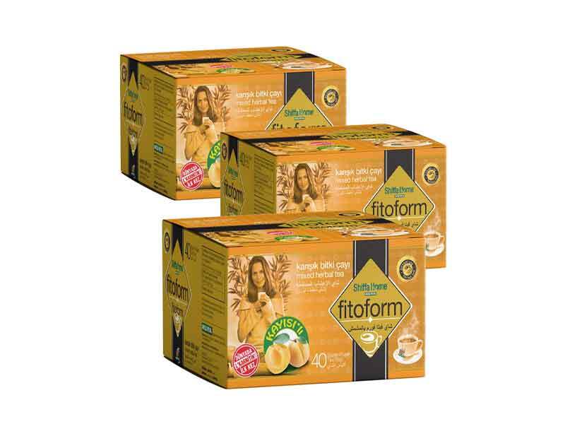 Shiffa Home Apricot Herbal Tea Fitoform 40 Tea Bags