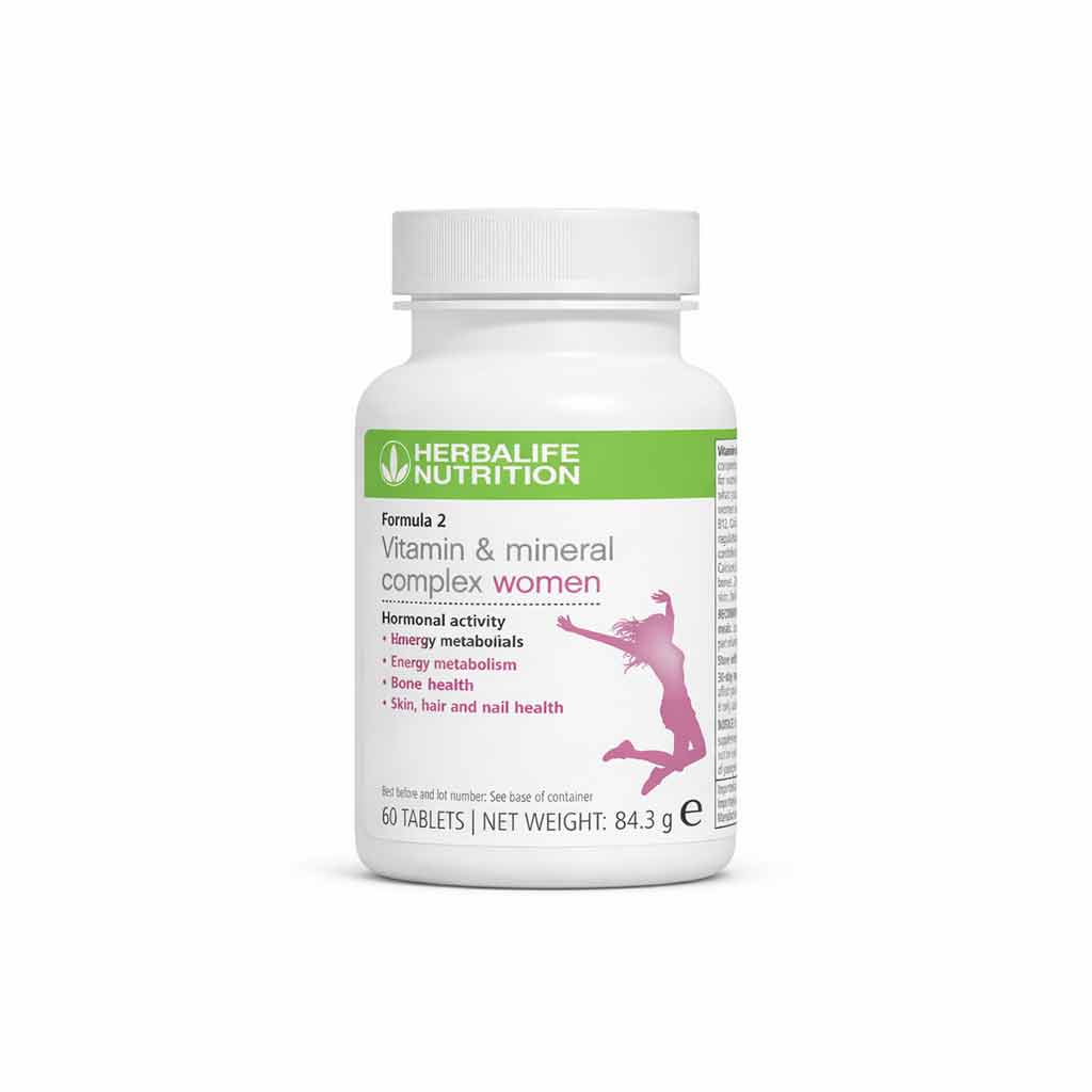 فورمولا 2 مركّب متعدد الفيتامينات للسيدات - 60 من هيربالايف