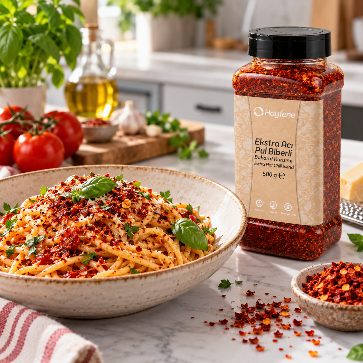 Hayfene Extra Hot Chili Pepper Flakes - 1 kg