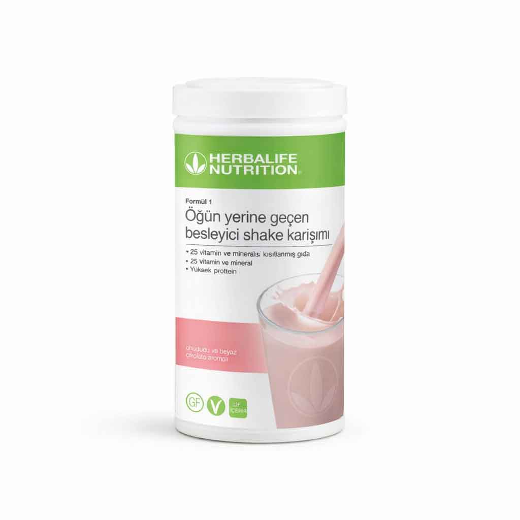 هيربالايف فورمولا 1 بنكهة توت العليق والشوكولاتة البيضاء 500 جم