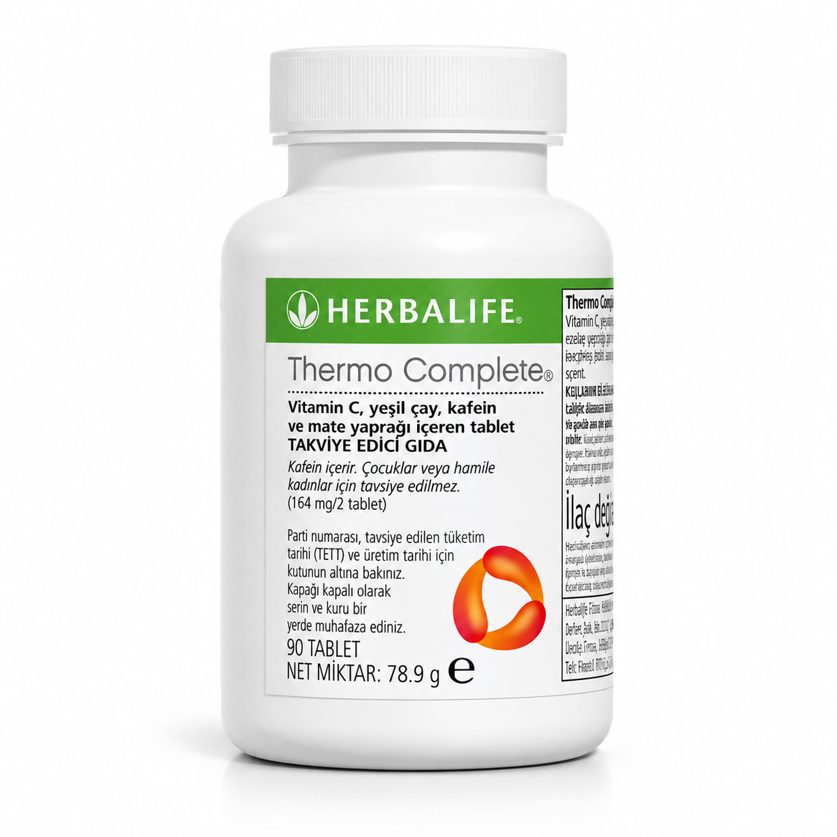 Herbalife Thermo Complete Botanical Supplement with Caffeine & Vitamin C - 90 Tablets