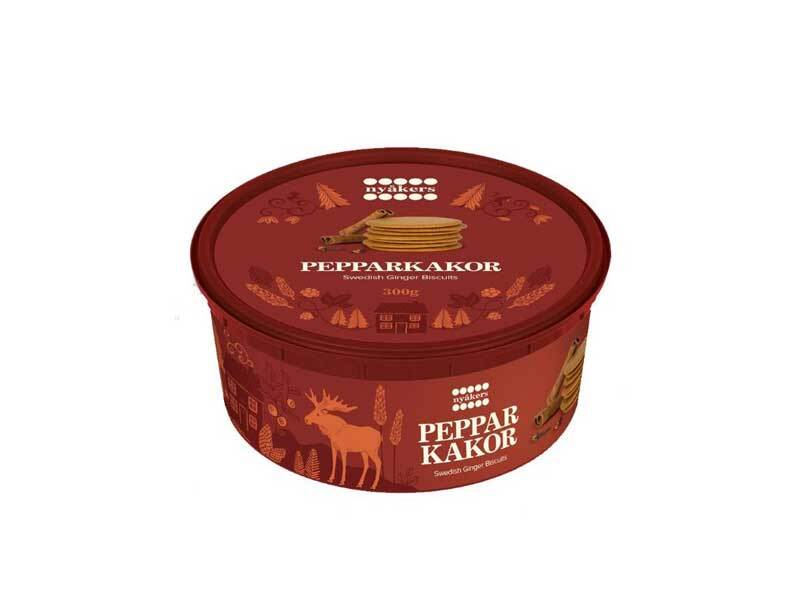 Nyakers Swedish Ginger Snaps Peppar Kakor Cookies 370 g