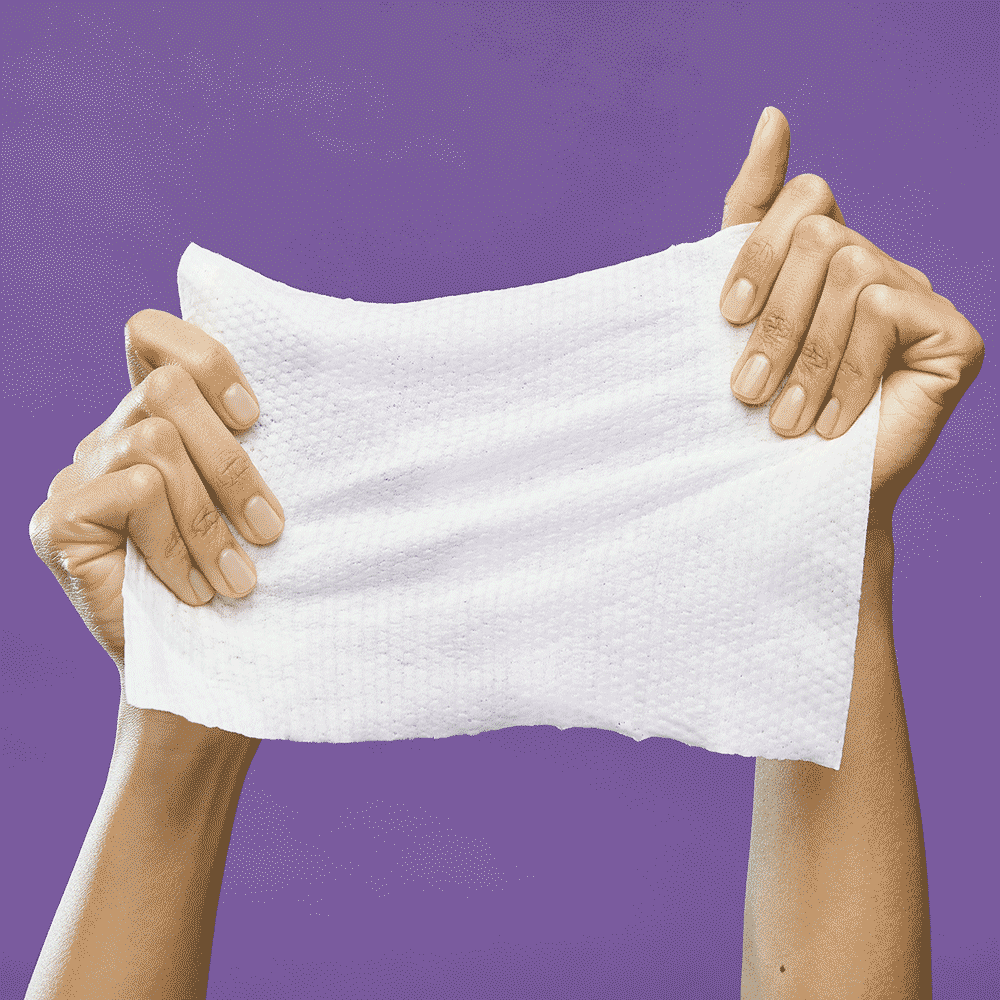 Kasara Cotton Flower Hot & Cold Scented Towel - 95% Purified Water