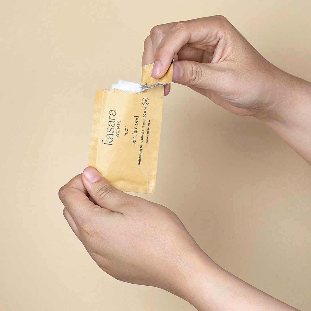 Kasara Premium Fragrance Wipes Gift Box 10 Scents - 60 Wipes