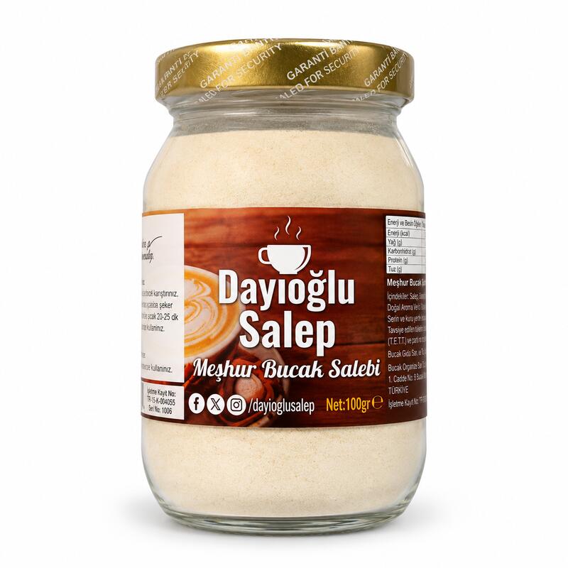 Dayioglu 100% Pure Natural Turkish Sahlep Powder