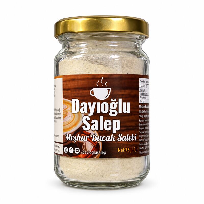 Dayioglu 100% Pure Natural Turkish Sahlep Powder