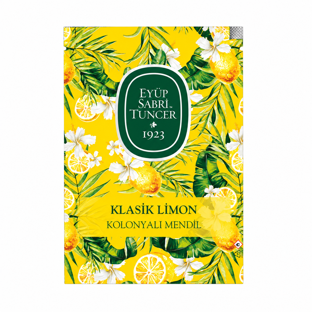 Eyüp Sabri Tuncer Classic Lemon Large Cologne Wipes - 50 Pack