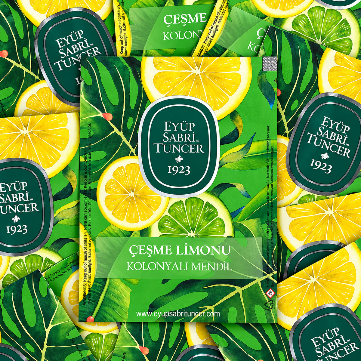 Eyüp Sabri Tuncer Cesme Lemon Large Cologne Wipes - 50 Pack