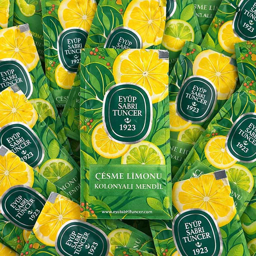 Eyup Sabri Tuncer Çeşme Lemon Refreshing Wipes Small Size - 150 Pack