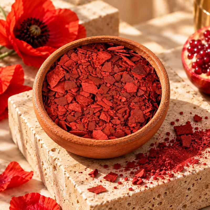 Natural Moroccan Aker Fassi Botanical Tint Powder - Poppy & Pomegranate