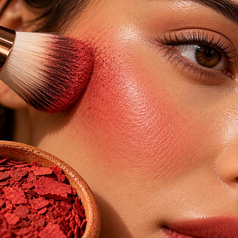 Natural Moroccan Aker Fassi Botanical Tint Powder - Poppy & Pomegranate