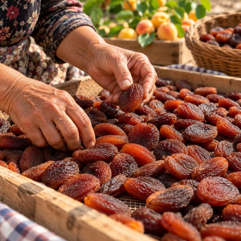 مشمش ملاطية التركي الأسود المجفف – طبيعي 100% – 300 جم، 450 جم، 800 جم