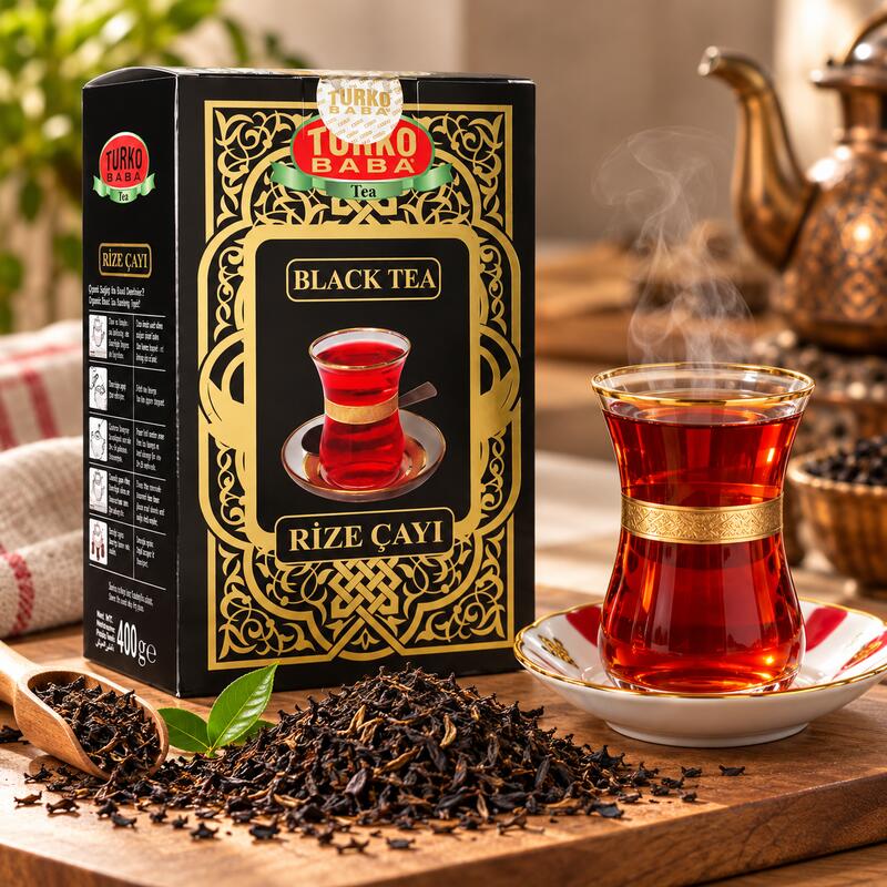 توركو بابا شاي تركي أسود الذهبي 400 جرام