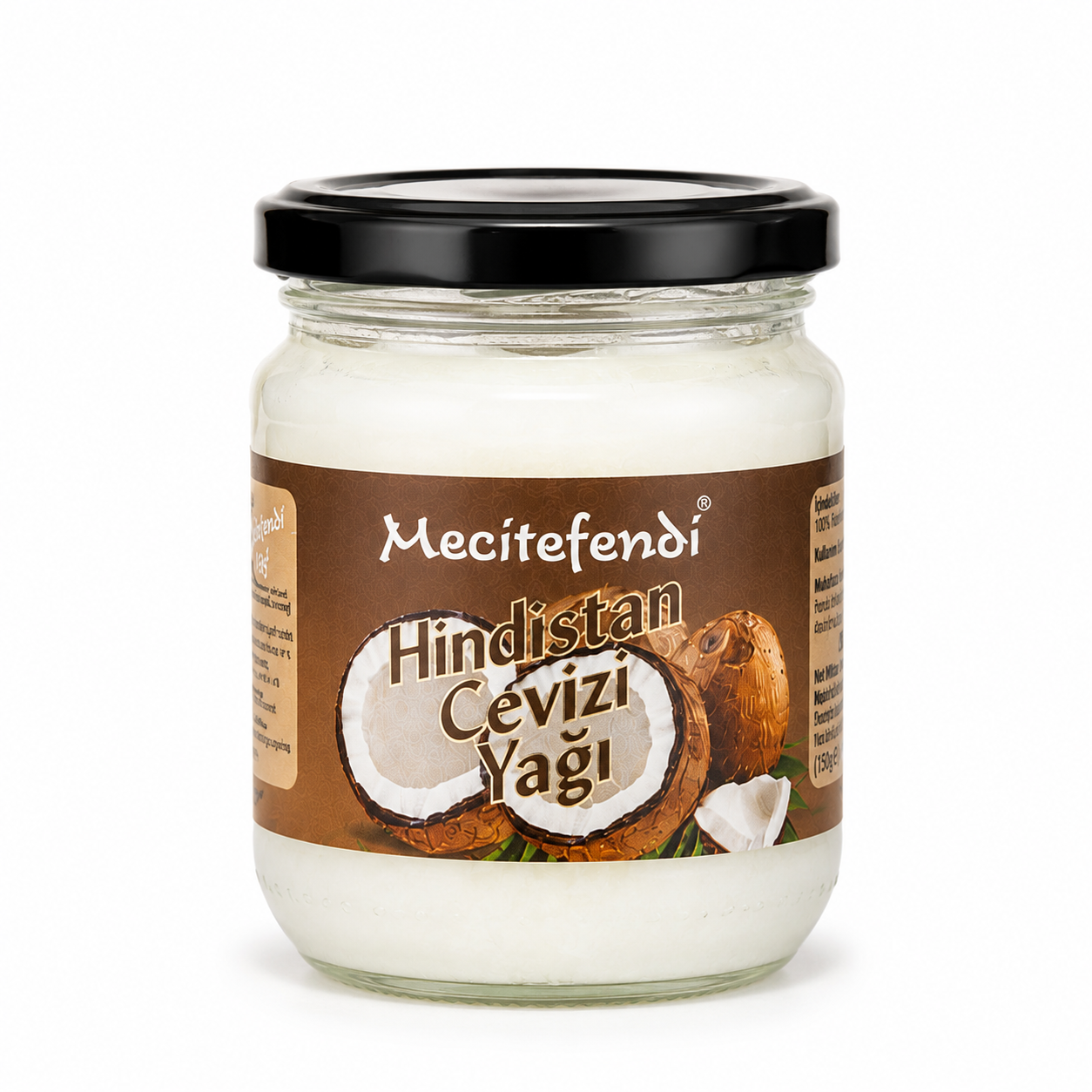 Mecitefendi Cold-Pressed 100% Coconut Oil (Cocos nucifera) – 150g